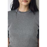 ハーフスリーブクルーネックニットトップス | AZUL BY MOUSSY | 詳細画像22