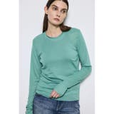 GRN | シアー素材ロングTシャツ | AZUL BY MOUSSY