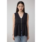 ジップペプラムサイドドロストベスト | AZUL BY MOUSSY | 詳細画像5 