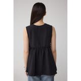 ジップペプラムサイドドロストベスト | AZUL BY MOUSSY | 詳細画像7 