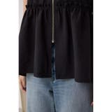 ジップペプラムサイドドロストベスト | AZUL BY MOUSSY | 詳細画像10 
