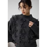 フリンジジャガードニット | AZUL BY MOUSSY | 詳細画像23