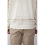 編地変化長袖ニットポロ | AZUL BY MOUSSY | 詳細画像12