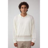 編地変化長袖ニットポロ | AZUL BY MOUSSY | 詳細画像5