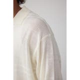 編地変化長袖ニットポロ | AZUL BY MOUSSY | 詳細画像9