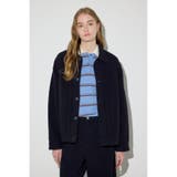 BLK | コットンリネンプリーツブルゾン | AZUL BY MOUSSY