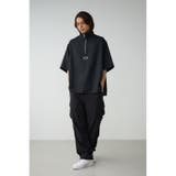 ツイルスタンドハーフジッププルオーバー | AZUL BY MOUSSY | 詳細画像3