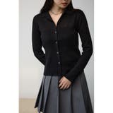 BLK | ポロエリラメニット | AZUL BY MOUSSY