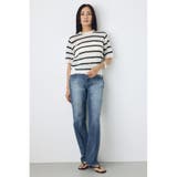 シアークルーネックニットトップス | AZUL BY MOUSSY | 詳細画像15 