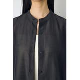 フレンチスリーブロングシャツワンピース | AZUL BY MOUSSY | 詳細画像6
