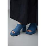 BLU | スクエアトゥプラットフォームミュールサンダル | AZUL BY MOUSSY