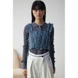 チュールフリルビスチェ | AZUL BY MOUSSY | 詳細画像14