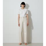 L/BEG1 | HIGH WAIST DENIM WIDE 3 | AZUL BY MOUSSY