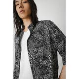 FINE LEAF PATTERN SHIRT | AZUL BY MOUSSY | 詳細画像1
