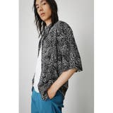 FINE LEAF PATTERN SHIRT | AZUL BY MOUSSY | 詳細画像2