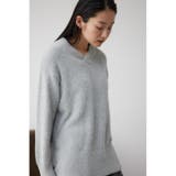 L/GRY1 | 2WAYモヘヤライクVネックニットトップス | AZUL BY MOUSSY