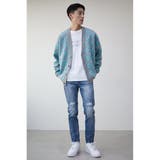 RETRO GEOMETRIC CARDIGAN | AZUL BY MOUSSY | 詳細画像26 