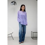 メッシュロゴニット | AZUL BY MOUSSY | 詳細画像25