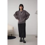 ハーフジップスウェットワンピース | AZUL BY MOUSSY | 詳細画像4 