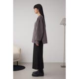 ハーフジップスウェットワンピース | AZUL BY MOUSSY | 詳細画像6 