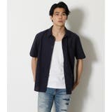 NVY | SHADOW ALOHA SHIRT | AZUL BY MOUSSY