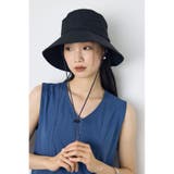 BLK | コード付きナイロンハット | AZUL BY MOUSSY