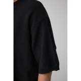ベーシックガーター5分袖ニット | AZUL BY MOUSSY | 詳細画像9