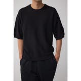 BLK | ベーシックガーター5分袖ニット | AZUL BY MOUSSY