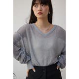 シアーグリッタールーズニット | AZUL BY MOUSSY | 詳細画像37 