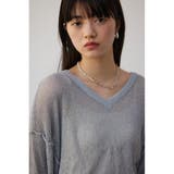 シアーグリッタールーズニット | AZUL BY MOUSSY | 詳細画像38 
