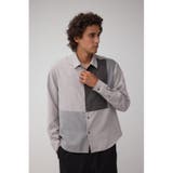 パネルスウィッチングフェイクスウェードシャツ | AZUL BY MOUSSY | 詳細画像14