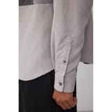 パネルスウィッチングフェイクスウェードシャツ | AZUL BY MOUSSY | 詳細画像21