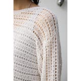 クロップドクロシェニットトップス | AZUL BY MOUSSY | 詳細画像8