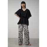 FLARE SLEEVE PEPLUM BLOUSE | AZUL BY MOUSSY | 詳細画像14