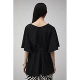 FLARE SLEEVE PEPLUM BLOUSE | AZUL BY MOUSSY | 詳細画像17