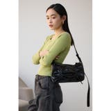 リボンデザインギャザーショルダーバッグ | AZUL BY MOUSSY | 詳細画像12
