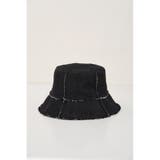 BLK | CUT OFF DENIM BUCKET HAT | AZUL BY MOUSSY