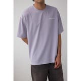 L/PUR1 | オープンステッチロゴTシャツ | AZUL BY MOUSSY