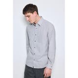 フレンチリネンCOOLMAXストライプシャツ | AZUL BY MOUSSY | 詳細画像24 