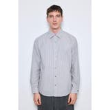 フレンチリネンCOOLMAXストライプシャツ | AZUL BY MOUSSY | 詳細画像27 