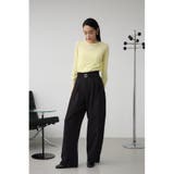 ベルトタックワイドパンツ | AZUL BY MOUSSY | 詳細画像3 