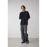 オープンステッチロゴTシャツ | AZUL BY MOUSSY | 詳細画像17 