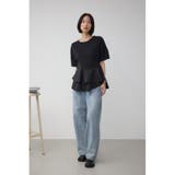 ペプラムカットフレアトップス | AZUL BY MOUSSY | 詳細画像13