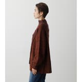 ASYMMETRY CABLE KNIT TOPS | AZUL BY MOUSSY | 詳細画像36 