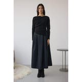 布帛ドッキングドレープニットワンピース | AZUL BY MOUSSY | 詳細画像5