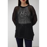 BLK | メッシュロゴニット | AZUL BY MOUSSY