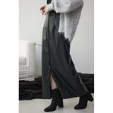 フェイクレザー/スエードジップタイトスカート | AZUL BY MOUSSY | 詳細画像13