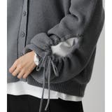 ARM DRAWSTRING CARDIGAN | AZUL BY MOUSSY | 詳細画像31