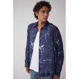 シアーマーブル総柄シャツ | AZUL BY MOUSSY | 詳細画像25 