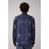 シアーマーブル総柄シャツ | AZUL BY MOUSSY | 詳細画像29 